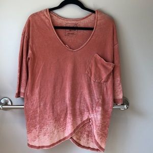 Orange free people top